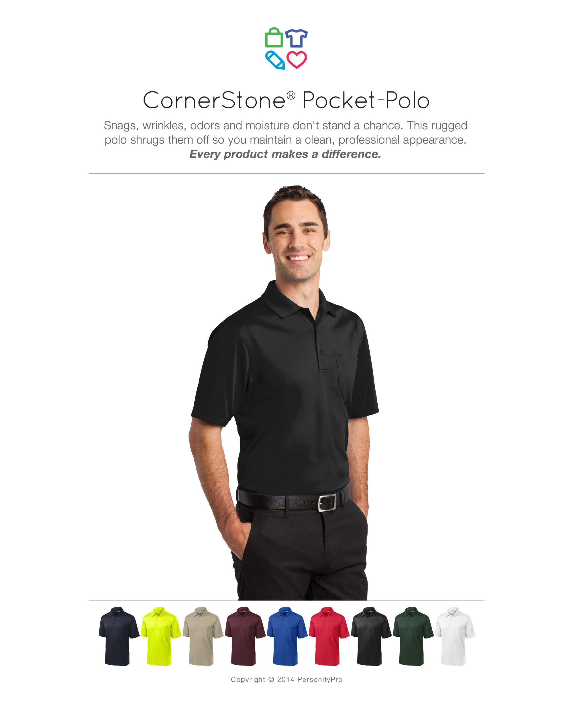 CornerStone® Pocket-Polo