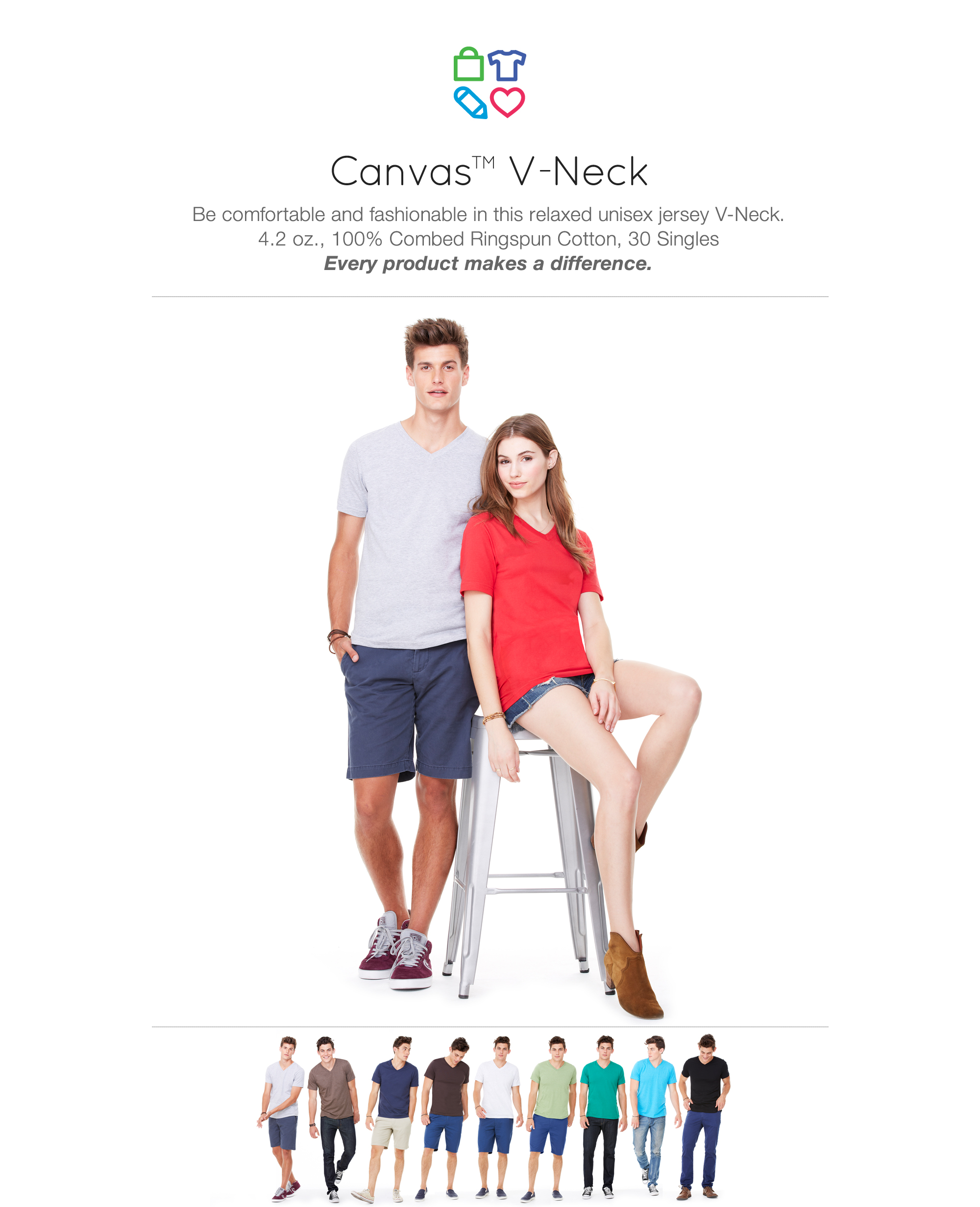 Canvas™ V-Neck